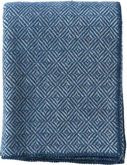 Diamonds Pledd 130x180 cm Sea Blue