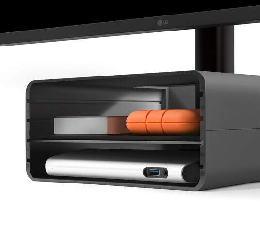 Twelve South HiRise Pro Justerbart Stativ for iMac eller PC skjerm Svart