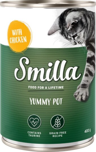 Smilla våtfôr Yummy Pot Okse 20 x 400 g