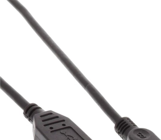Inline 31805P 0,5 M Usb A Mini Usb B Usb 2.0 Hankjønn/Hankjønn Svart