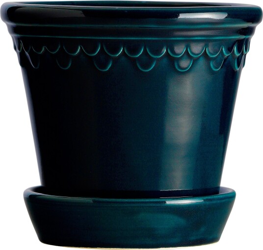 Bergs Potter Københavner Blue Petroleum 25 Cm Krukker Steffen Berg Blå