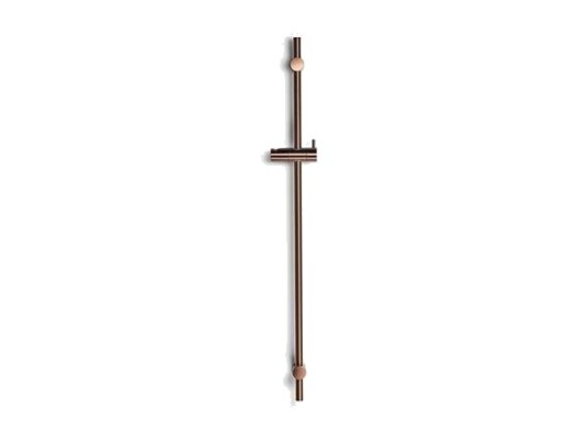 Blue Label Brusestang I Længde 90 Cm Inklusiv Glider - Leveres Eksklusiv Håndbruser - Børstet Bronze