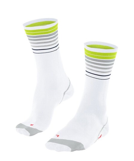 Falke Unisex BC Impulse Reflect Biking Socks White 37-38, White