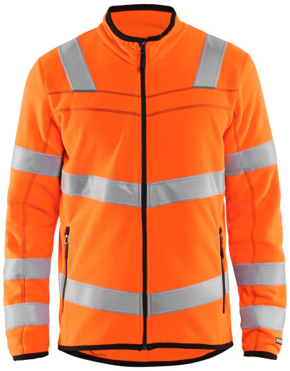 Blaklader Hi Vis Mikrofleecejakke 4941 Oransje 2XL