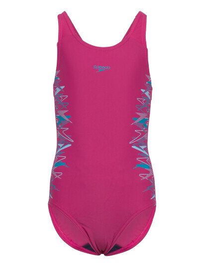 Speedo Placement Muscleback One Piece Pink 176