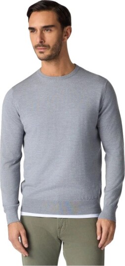 Brooks Brothers Herre Strikkevarer Grå 2XL,