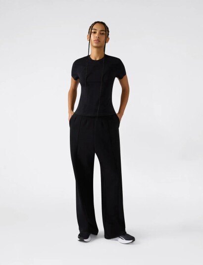 Champion Straight Hem Pants   Black   XL