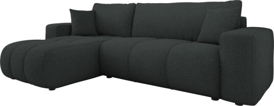 Flo Sovesofa med Sjeselong 3 seter Svart Flo Sovesofa med Sjeselong 3 seter Svart