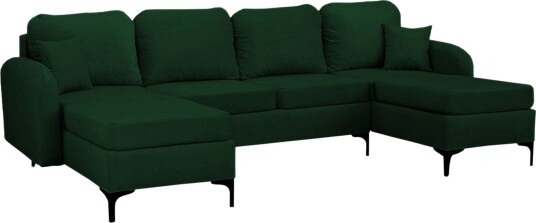 Knocklong 4 sits Hörnbäddsoffa Dark green