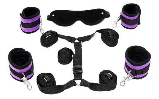 Rimba: Soft Bondage Under The Mattress Restraint Set