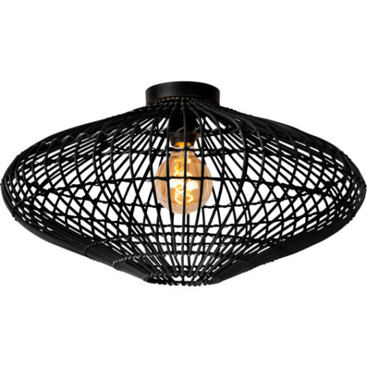Lucide Magali Taklampe E27 Sort Rotting - 92043