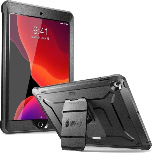 SUPCASE iPad 10.2" (2021 / 2020 / 2019) Håndverkerdeksel - Supcase Unicorn Beetle Pro med Fleksibel Skjermbeskytter - Svart SUPCASE iPad 10.2" (2021 / 2020 / 2019) Håndverkerdeksel - Supcase Unicorn Beetle Pro med Fleksibel Skjermbeskytter - Svart