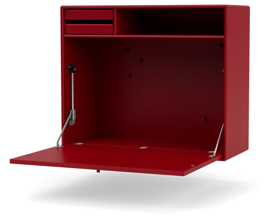 Montana STUDIO vegghengt skrivebord, 165-Beetroot