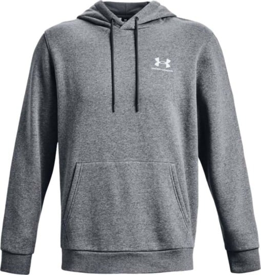 Under Armour Men's UA Essential Fleece Hoodie Grå S Man Under Armour Men's UA Essential Fleece Hoodie Grå S Man