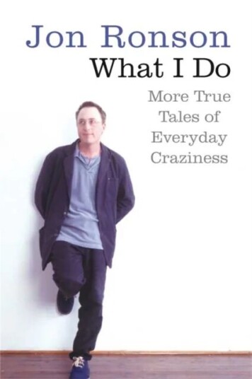 What I Do Av Jon Ronson