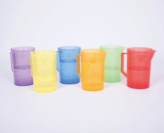 TickiT Kanner Transparente 6 stk TickiT Kanner Transparente 6 stk