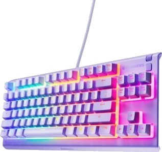 SteelSeries Apex 3 TKL Gamingtastatur RGB Nordisk Levander