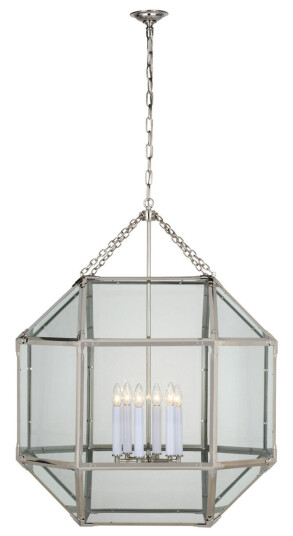 Morris Grande taklampa nickel