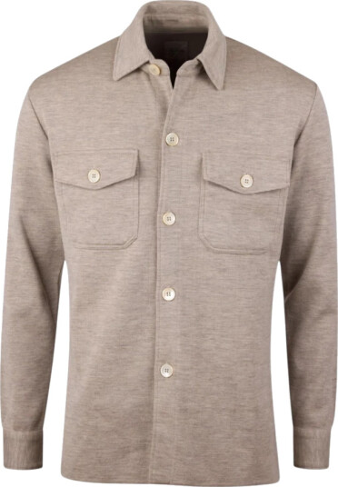 Stenströms Herre Skjorter Beige S,