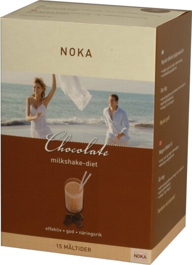 NOKA Milkshake-diett Sjokolade - 15 måltider