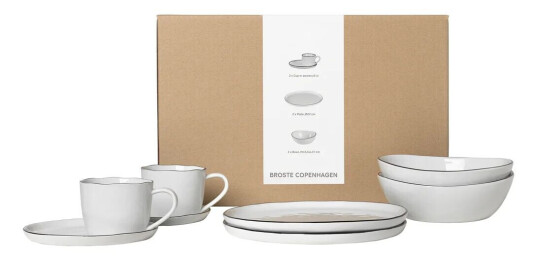 Broste Copenhagen Nordic Salt frokostsett for 2 6 deler Broste Copenhagen Nordic Salt frokostsett for 2 6 deler