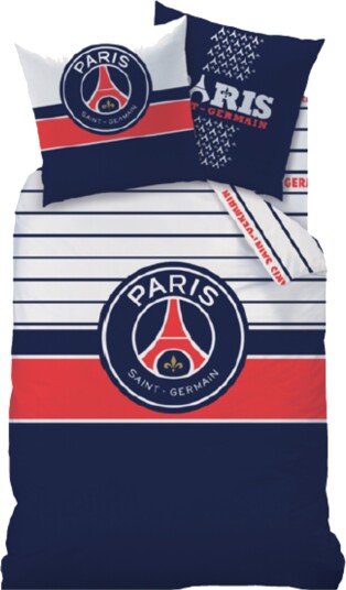 Licens PSG sengetøy 100% bomull Barnesengsett 140x200 cm Fotball sengetøy