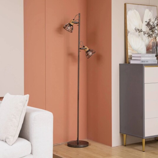 Lindby Lucande Arinthea gulvlampe, 2 lyskilder