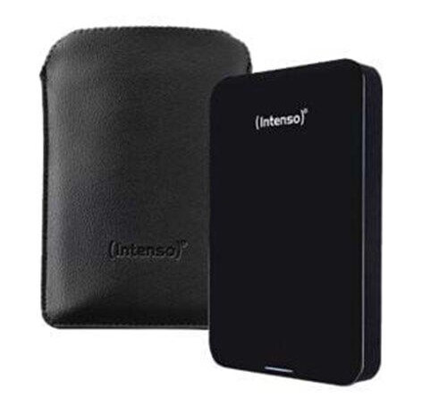 Intenso Ekstern Harddisk 2 TB med USB 3.0 - Bærbar Lagring - Svart