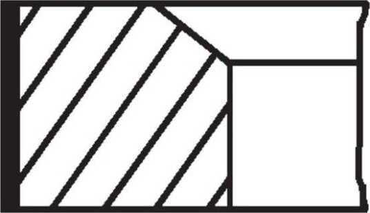 Stempelringsett MAHLE 037 RS 00150 0N0