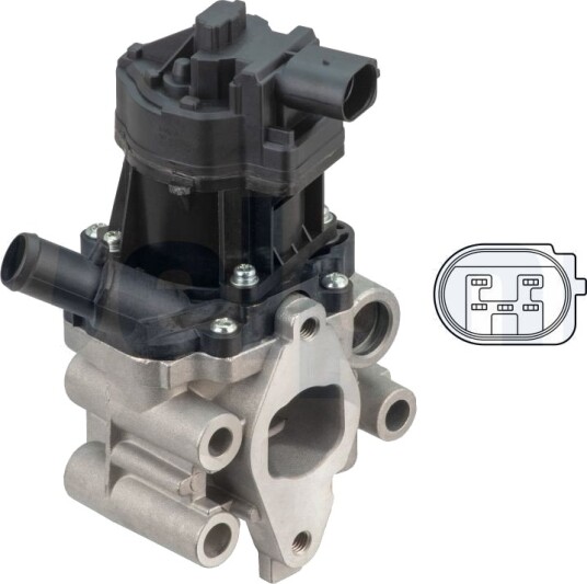 DELPHI EG10612-12B1 EGR-ventil DELPHI EG10612-12B1 EGR-ventil