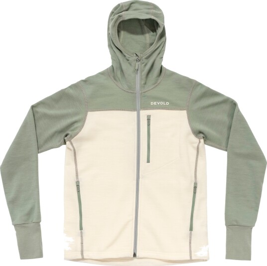 Devold Explorer Merino Hooded Jacket Dame Fog S