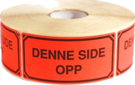 Advarselsetiketter Denne Side Opp