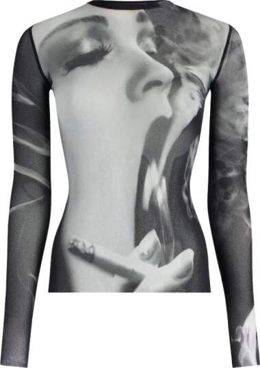 Jean Paul Gaultier Dame Topper Svart S,