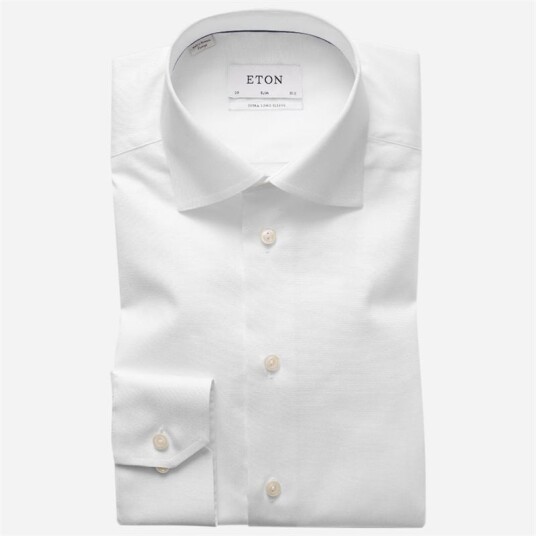 Eton Slim Fit Shirt Xls Em - White Eton Slim Fit Shirt Xls Em - White