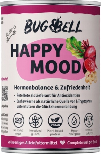 Bugbell Våtfôr Veganske Menyer Happy Mood 24 X 400 G Bugbell Våtfôr Veganske Menyer Happy Mood 24 X 400 G