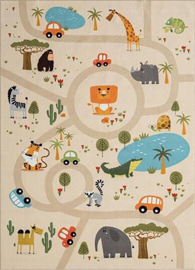 KMCarpets Animal Gulvteppe 120 x 160 Lin KMCarpets Animal Gulvteppe 120 x 160 Lin