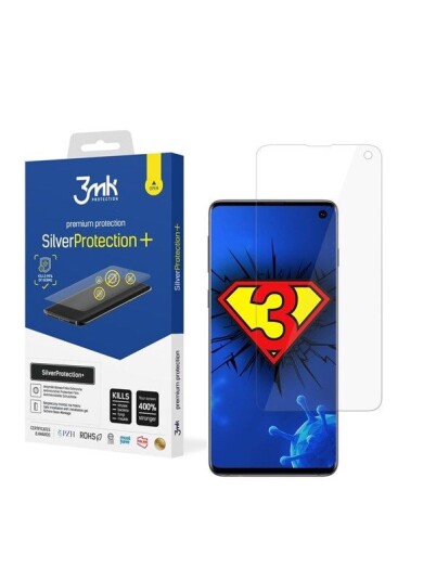 3Mk SilverProtection+ Antimikrobiell Skjermbeskytter til Samsung Galaxy S10