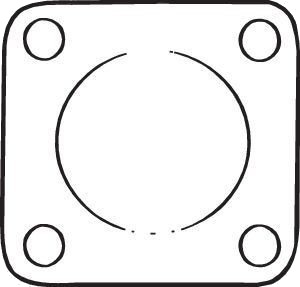 BOSAL 256-102 Pakning, eksosrør BOSAL 256-102 Pakning, eksosrør