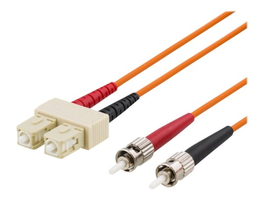Deltaco - Nettverkskabel - St Flermodus (Hann) Til Sc Flermodus (Hann) - 10 M - Fiberoptisk - 50 / 125 Mikroner Deltaco - Nettverkskabel - St Flermodus (Hann) Til Sc Flermodus (Hann) - 10 M - Fiberoptisk - 50 / 125 Mikroner