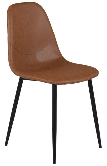 Venture Design Polar spise stol Brun Konstläder/svart Brun