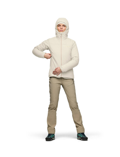 Norrøna Femund Thermo60 Zip Hood W"s - Cream - M