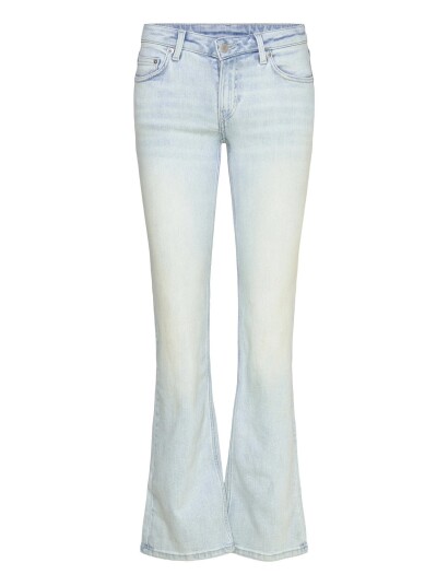 Weekday Luna Low Rise Skinny Bootcut Leg Jeans Blue 24 x 32 Weekday Luna Low Rise Skinny Bootcut Leg Jeans Blue 24 x 32