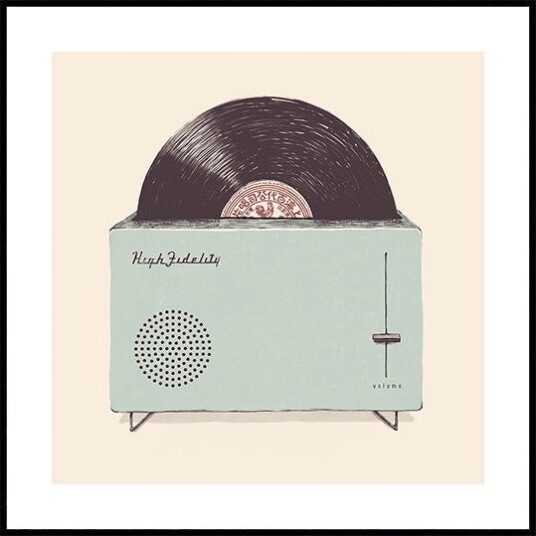 High Fidelity Plakat Plakat / 30x30cm