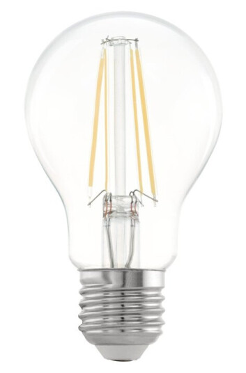 Eglo Led-Filamentlyspære Form: A60 E27 4 W Ekvivalent 40 Klasse E Varmt Hvitt Lys 2700 K