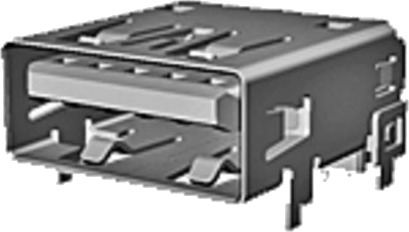 Usb-Pinne Bøsning Mol Micro Solutions Rettvinklet 483930003 Molex - Innhold: 1 Stk