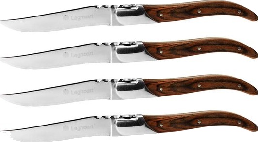 Legnoart Fassons grillkniv 4 pakning pakkatre Legnoart Fassons grillkniv 4 pakning pakkatre