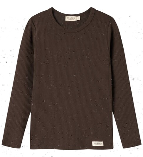 MarMar Genser Bomull/Modal Rib Dark Steking MarMar 86 Genser Brun