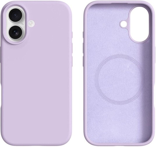 EIDERWOOD iPhone 17 2-i-1 Silikonog Hard Plast Deksel – MagSafe-kompatibelt – Lys Lilla