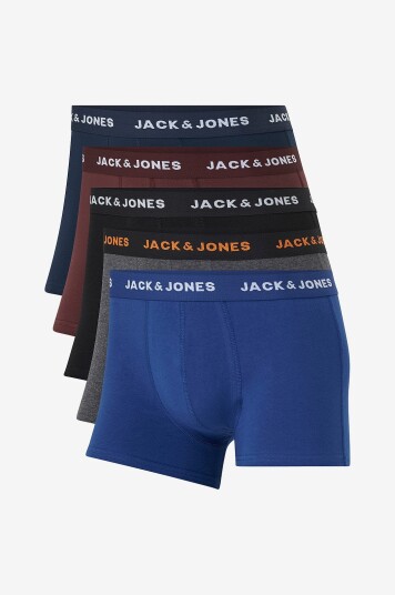 Jack & Jones Boksershorts jacBlack Friday Trunks 5 pakning Svart