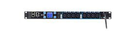 Eaton ePDU G3 Metered Input - Strømfordelerenhet (kan monteres i rack) - AC 230 V - enkeltfase - Ethernet 10/100, RS-232 - inngang: IEC 60320 C20 - utgangskontakter: 8 (power IEC 60320 C13) - 1U - 3 m kabel